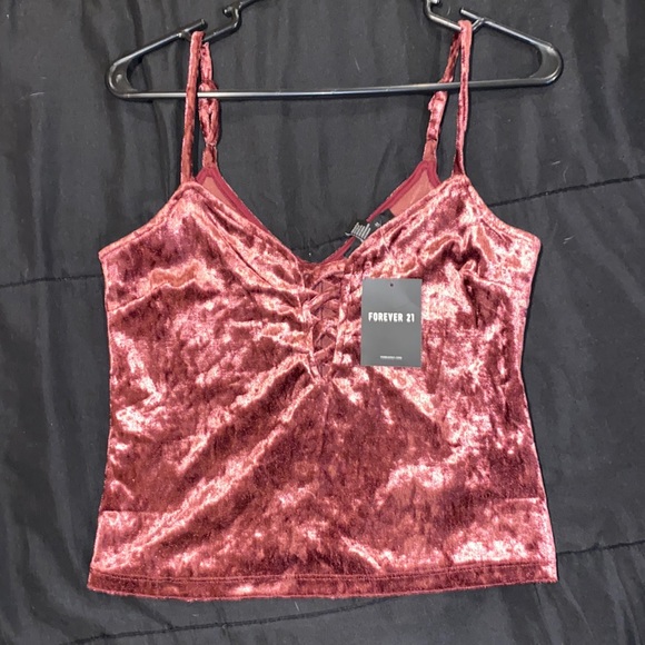 Forever 21 Tops - Forever 21 Velvet Tank